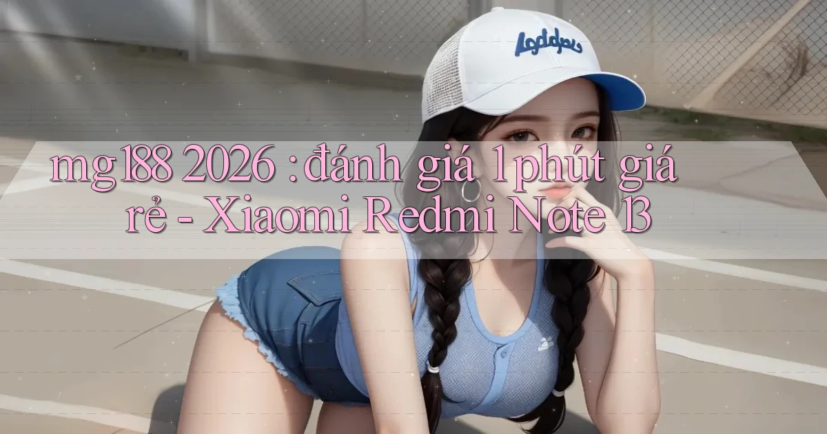 mg188 2026 đánh giá 1 phút giá rẻ   Xiaomi Redmi Note 13