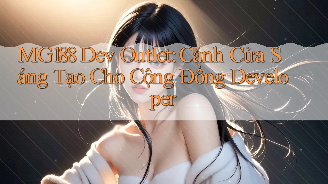 MG188 Dev Outlet: Cánh Cửa Sáng Tạo Cho Cộng Đồng Developer
