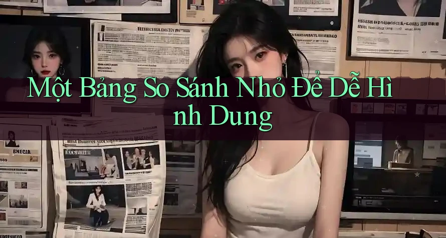 Một Bảng So Sánh Nhỏ Để Dễ Hình Dung