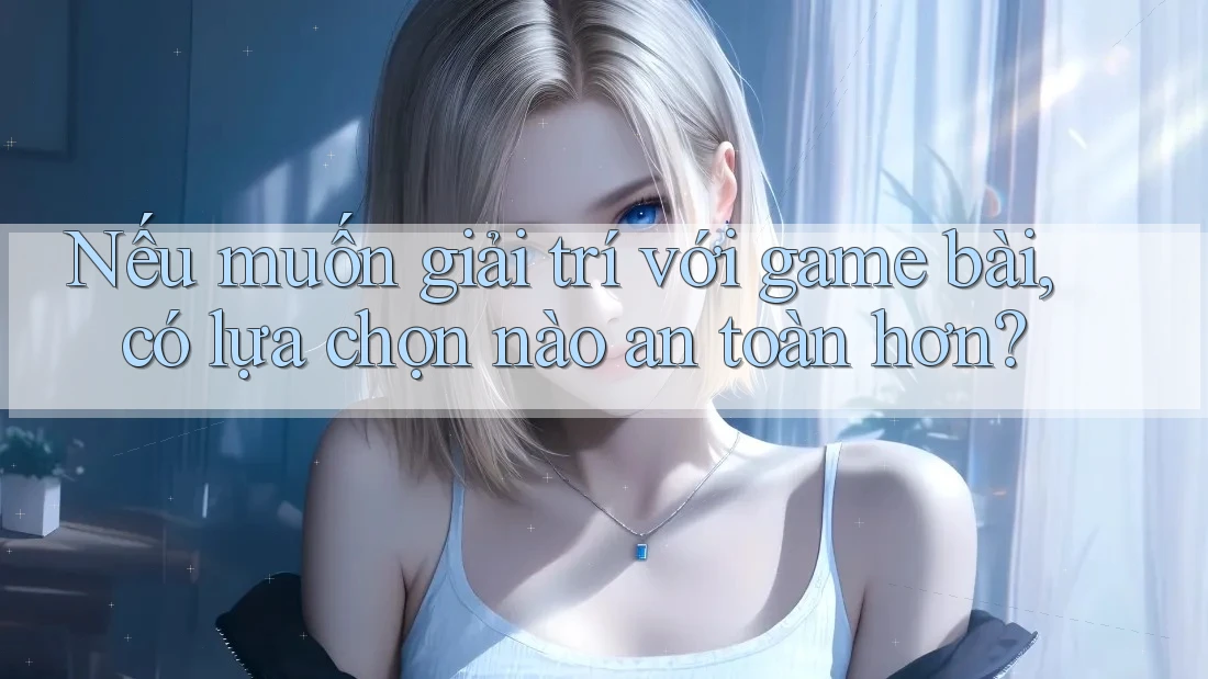 Nếu muốn giải trí với game bài, có lựa chọn nào an toàn hơn?