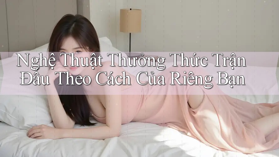 Nghệ Thuật Thưởng Thức Trận Đấu Theo Cách Của Riêng Bạn Nghệ Thuật Thưởng Thức Trận Đấu Theo Cách Của Riêng Bạn