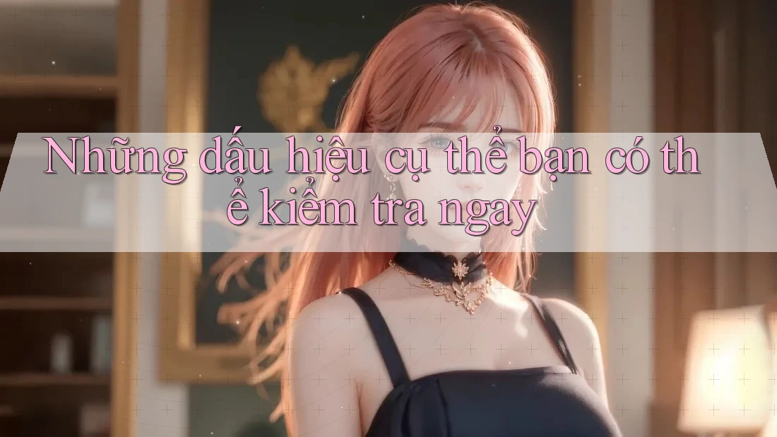 Những dấu hiệu cụ thể bạn có thể kiểm tra ngay