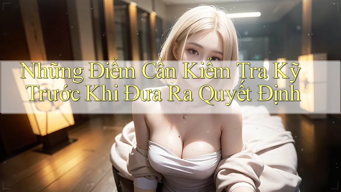 Những Điểm Cần Kiểm Tra Kỹ Trước Khi Đưa Ra Quyết Định