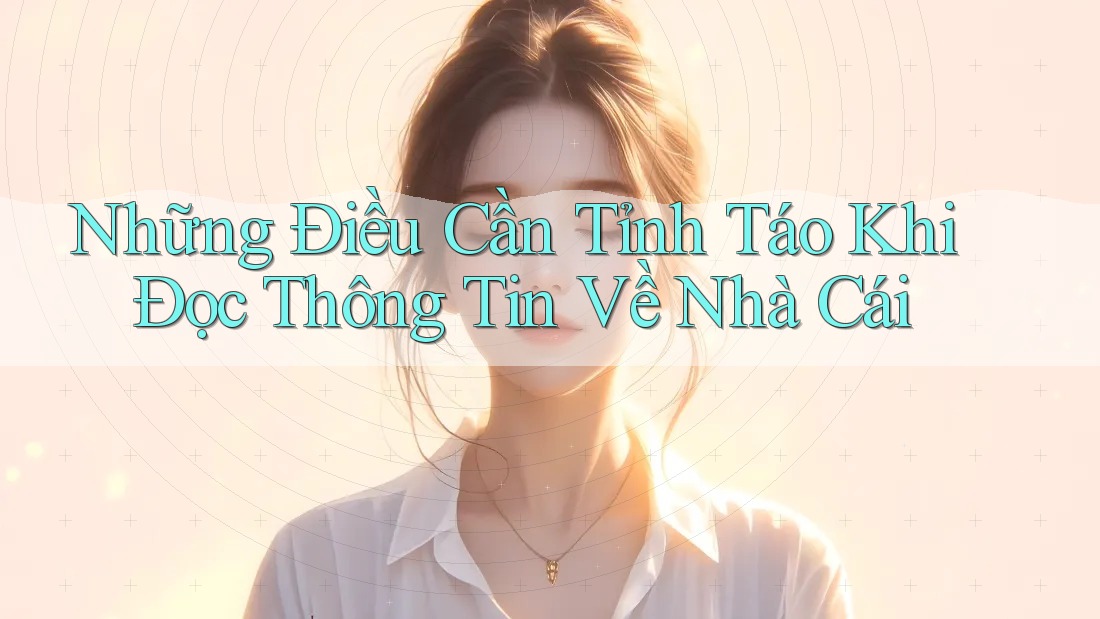 Những Điều Cần Tỉnh Táo Khi Đọc Thông Tin Về Nhà Cái