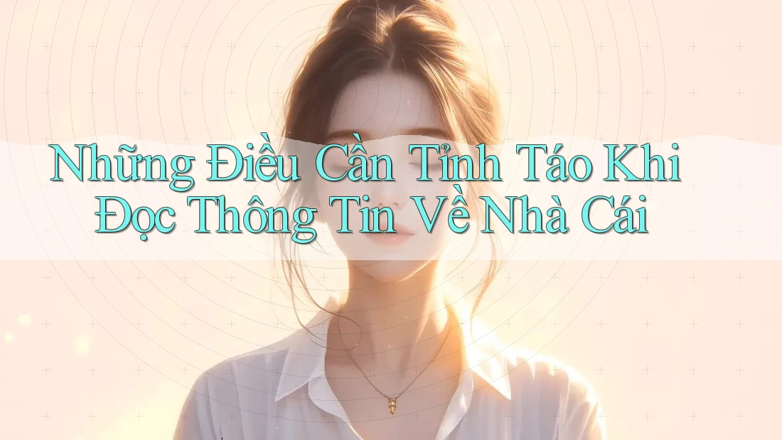 Những Điều Cần Tỉnh Táo Khi Đọc Thông Tin Về Nhà Cái Những Điều Cần Tỉnh Táo Khi Đọc Thông Tin Về Nhà Cái