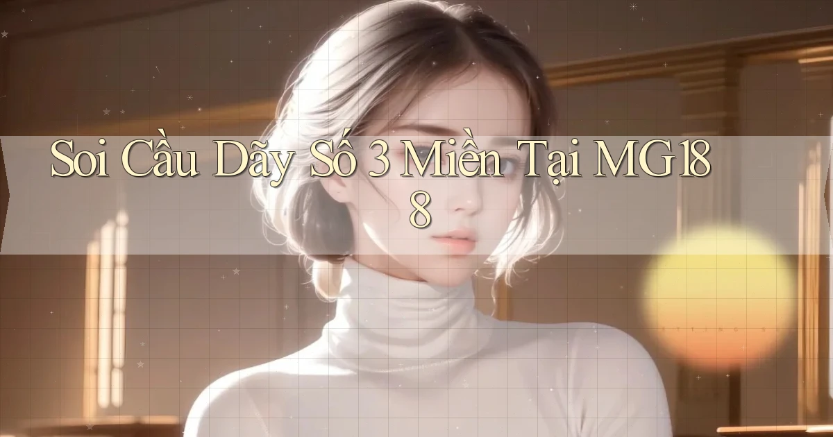 soi cầu dãy số 3 miền tại mg188