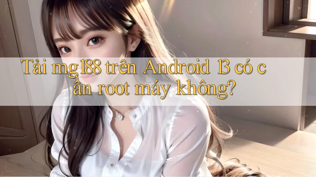 Tải mg188 trên Android 13 có cần root máy không?