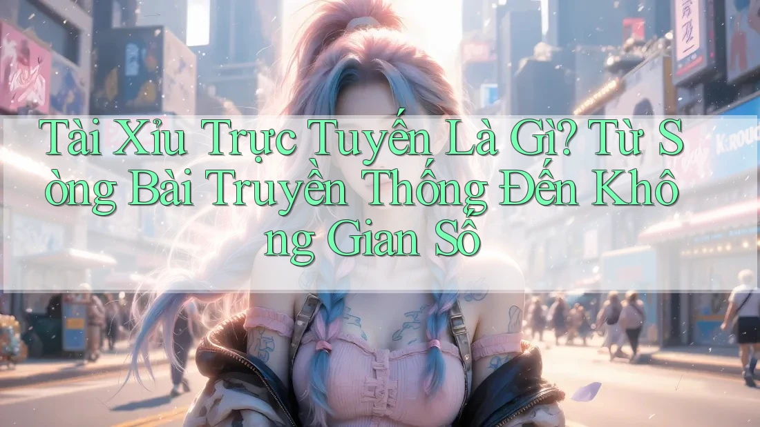 Tài Xỉu Trực Tuyến Là Gì? Từ Sòng Bài Truyền Thống Đến Không Gian Số