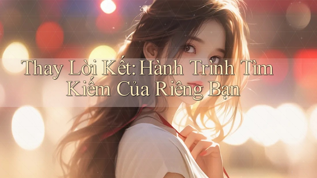 Thay Lời Kết: Hành Trình Tìm Kiếm Của Riêng Bạn
