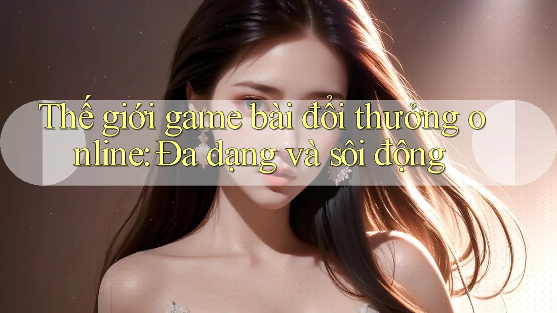 Thế giới game bài đổi thưởng online: Đa dạng và sôi động Thế giới game bài đổi thưởng online: Đa dạng và sôi động
