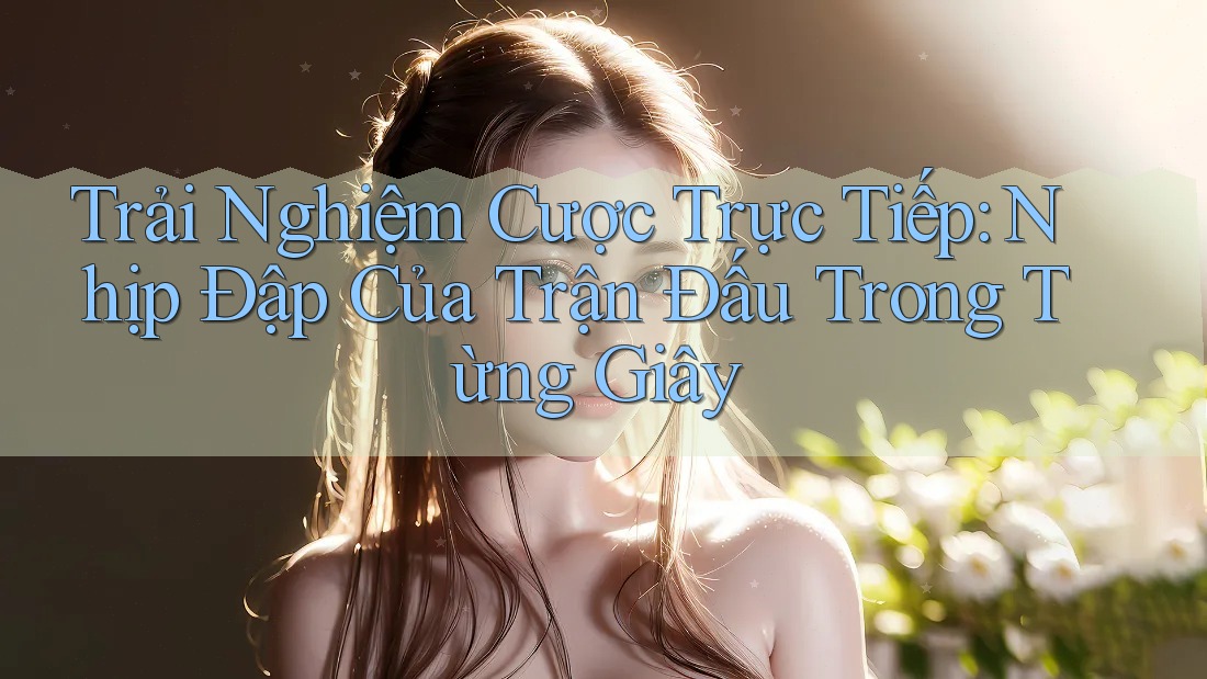 Trải Nghiệm Cược Trực Tiếp: Nhịp Đập Của Trận Đấu Trong Từng Giây