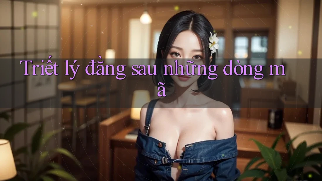 Triết lý đằng sau những dòng mã Triết lý đằng sau những dòng mã