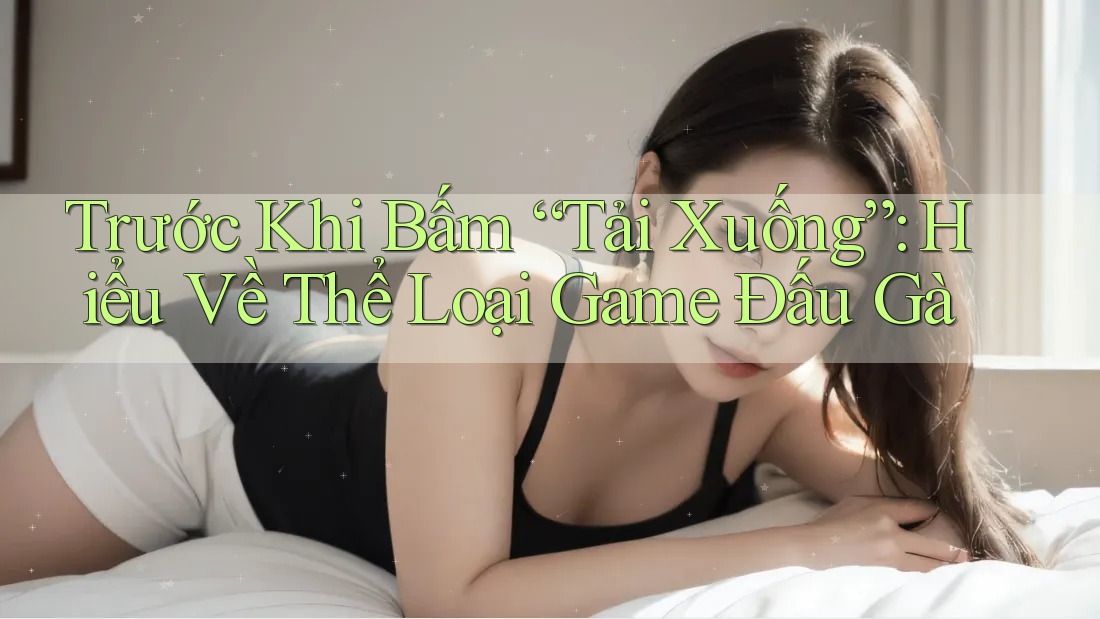 Trước Khi Bấm “Tải Xuống”: Hiểu Về Thể Loại Game Đấu Gà