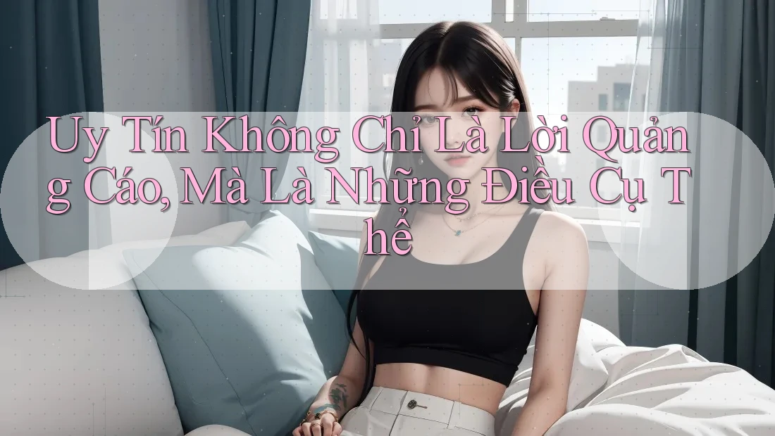 Uy Tín Không Chỉ Là Lời Quảng Cáo, Mà Là Những Điều Cụ Thể