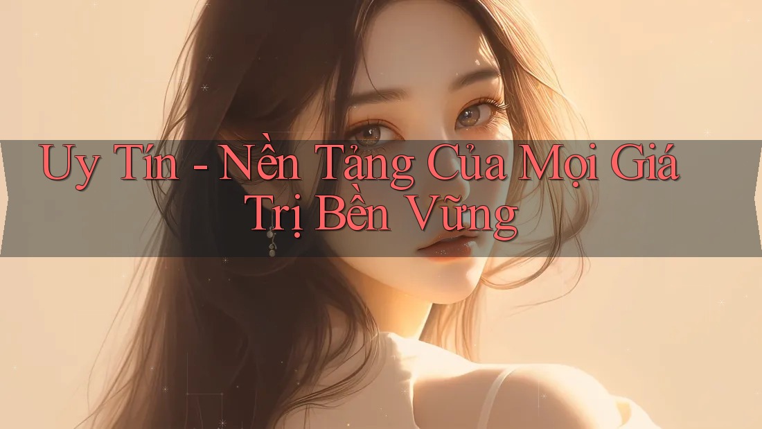 Uy Tín - Nền Tảng Của Mọi Giá Trị Bền Vững