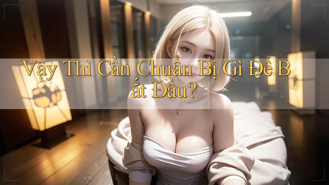 Vậy Thì Cần Chuẩn Bị Gì Để Bắt Đầu? Vậy Thì Cần Chuẩn Bị Gì Để Bắt Đầu?