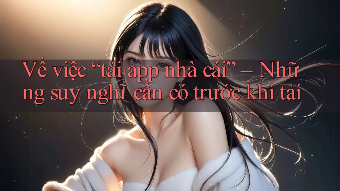 Về việc “tải app nhà cái” – Những suy nghĩ cần có trước khi tải Về việc “tải app nhà cái” – Những suy nghĩ cần có trước khi tải